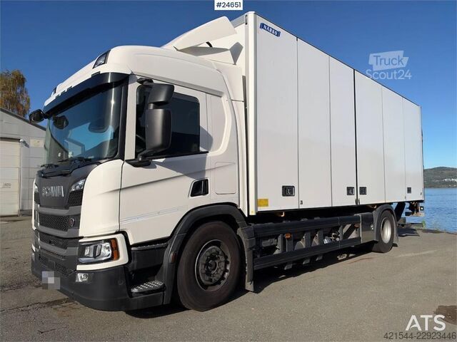 куфар Scania P280 4x2 Box truck – CNG gas