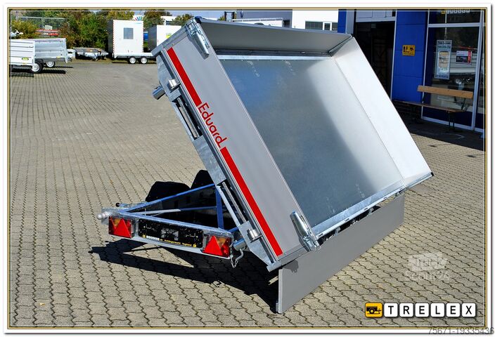 Trijų krypčių savivartė priekaba Eduard K3116 2700 kg mit Rampen