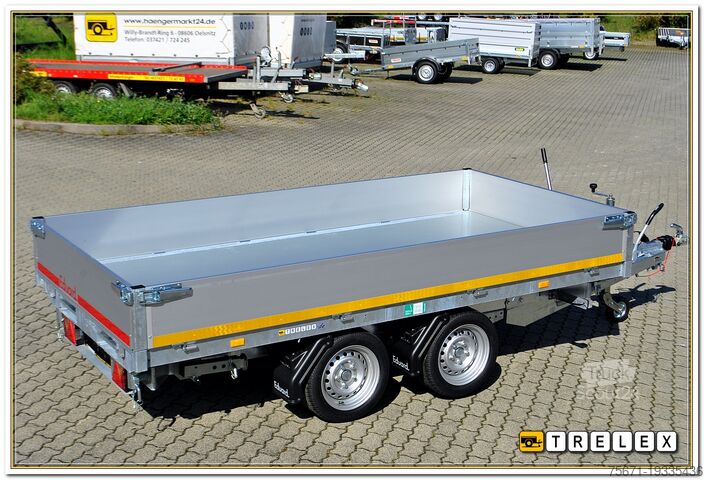 Trijų krypčių savivartė priekaba Eduard K3116 2700 kg mit Rampen