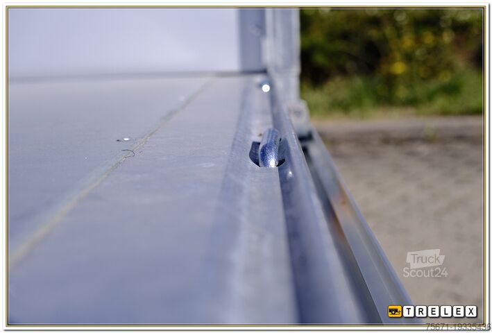 Trijų krypčių savivartė priekaba Eduard K3116 2700 kg mit Rampen