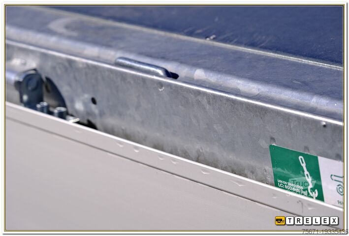 Trijų krypčių savivartė priekaba Eduard K3116 2700 kg mit Rampen