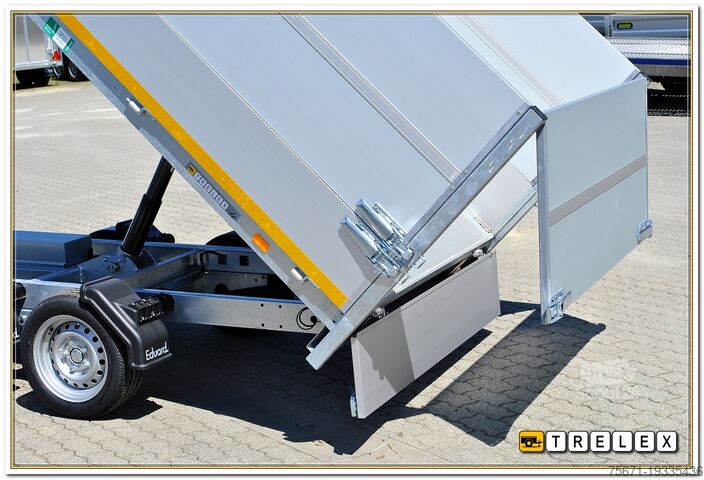 Trijų krypčių savivartė priekaba Eduard K3116 2700 kg mit Rampen