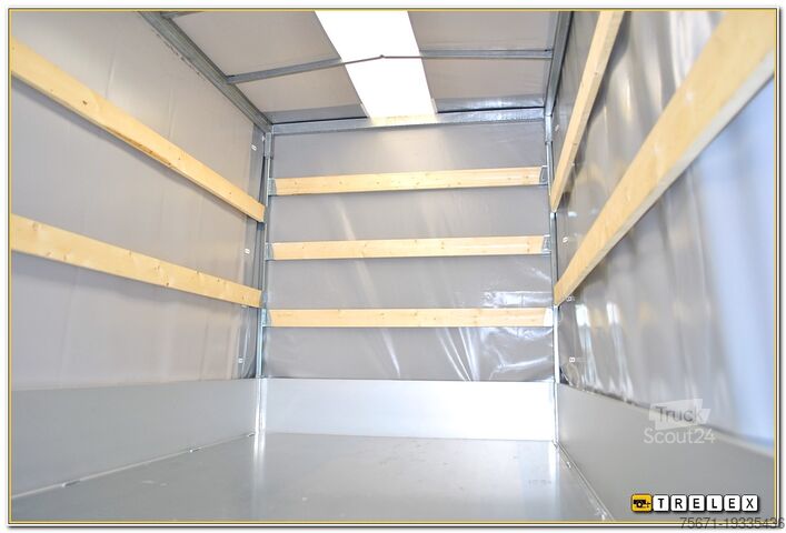 Trijų krypčių savivartė priekaba Eduard K3116 2700 kg mit Rampen