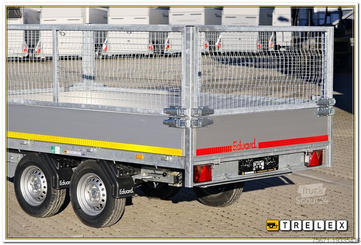 Trijų krypčių savivartė priekaba Eduard K3116 2700 kg mit Rampen