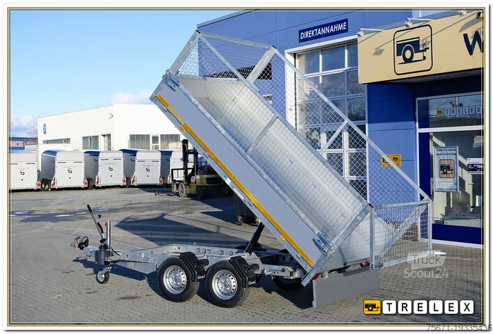 Trijų krypčių savivartė priekaba Eduard K3116 2700 kg mit Rampen