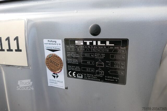 Carrello elevatore frontale still RX 20-18P/H 4-RAD