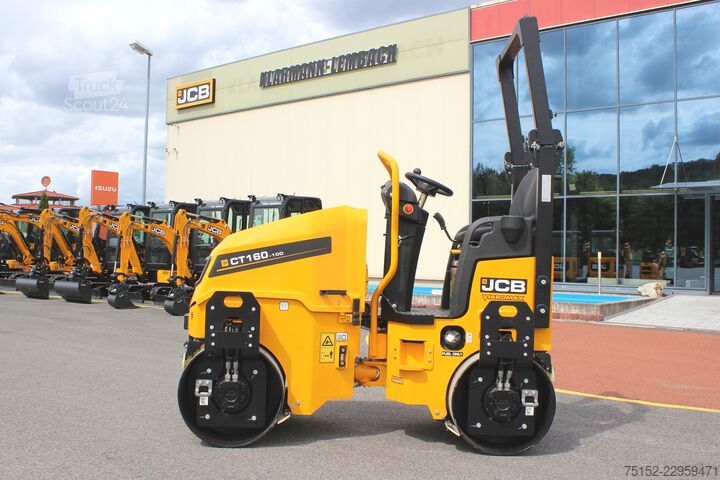 Тандемен валяк Kubota дизел с шарнирно управление JCB CT 160-100 Tandemvibrationswalze