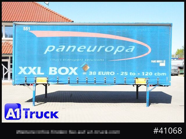 Сменный кузов с платформой и тентом KRONE Wechselbrücke Jumbo BDF 7,82, Code XL,