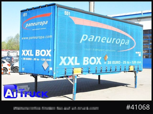 Сменный кузов с платформой и тентом KRONE Wechselbrücke Jumbo BDF 7,82, Code XL,