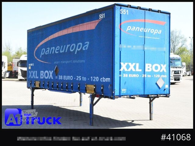 Сменный кузов с платформой и тентом KRONE Wechselbrücke Jumbo BDF 7,82, Code XL,