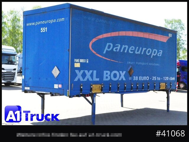 Сменный кузов с платформой и тентом KRONE Wechselbrücke Jumbo BDF 7,82, Code XL,