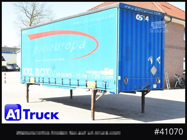 Сменный кузов с платформой и тентом KRONE Wechselbrücke Jumbo BDF 7,82, Code XL,
