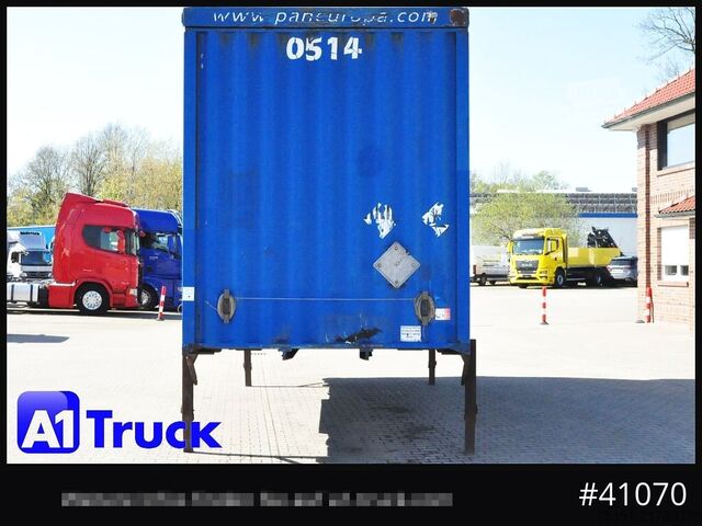 Сменный кузов с платформой и тентом KRONE Wechselbrücke Jumbo BDF 7,82, Code XL,