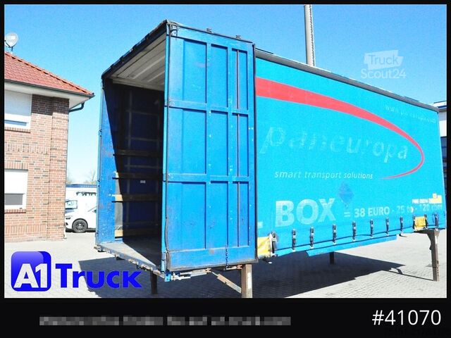 Сменный кузов с платформой и тентом KRONE Wechselbrücke Jumbo BDF 7,82, Code XL,