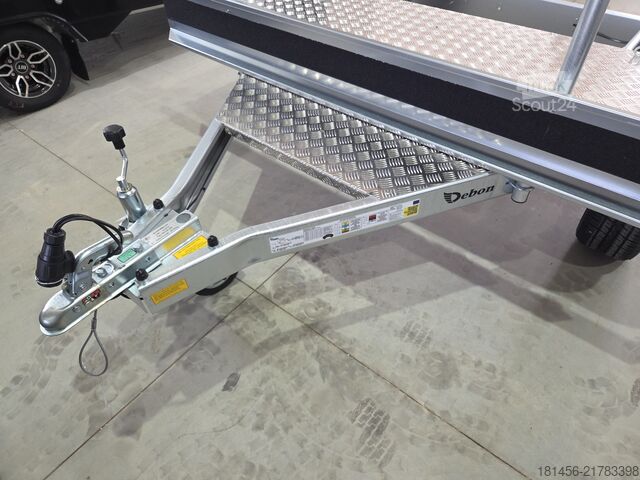 Autotrailer Debon Querlader platzsparend Motorrad  Roller