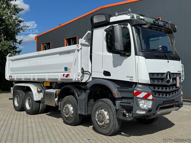 Самосвал Mercedes-Benz AROCS 4145 8x8 EURO6 WYWROTKA TRÓJSTRONNA Z BOR...