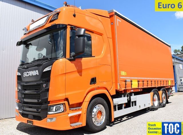 Used Scania Trucks With Flatbed u0026 Tarpaulin for sale on TruckScout24.com 🏷️