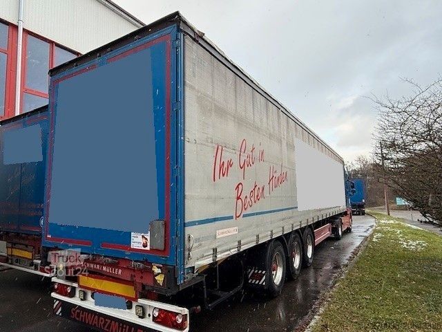Atvērta puspiekabe ar tentu SCHWARZMÜLLER 3-Achs Tautliner LaSi+ALU+PK+Lift+BPW+TÜV