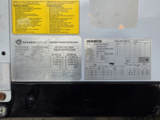 Pracovní plošinový návěs BERGER SAPL 24 / 4.290 kg !!!