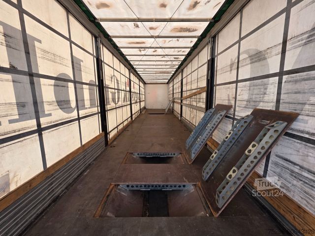 Отворено полуремарке с брезент BERGER SAPL 24 / Coilmulde / 5.460 kg