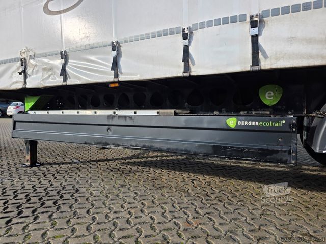 Отворено полуремарке с брезент BERGER SAPL 24 / Coilmulde / 5.460 kg