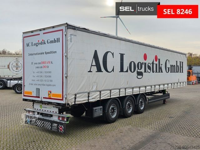 Отворено полуремарке с брезент BERGER SAPL 24 / Coilmulde / 5.450 kg