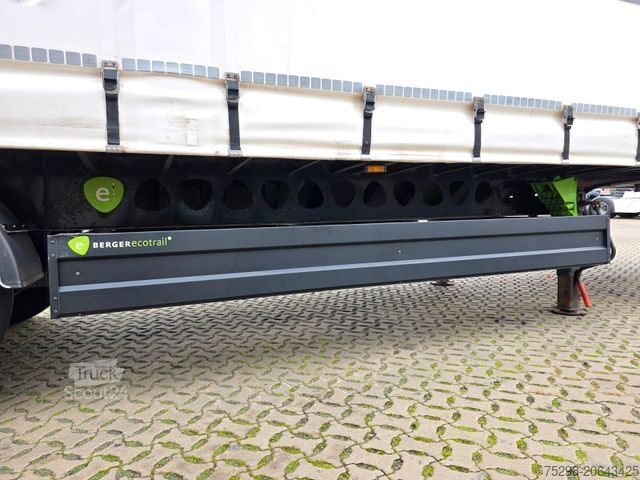 Отворено полуремарке с брезент BERGER SAPL 24 / Coilmulde / 5.450 kg