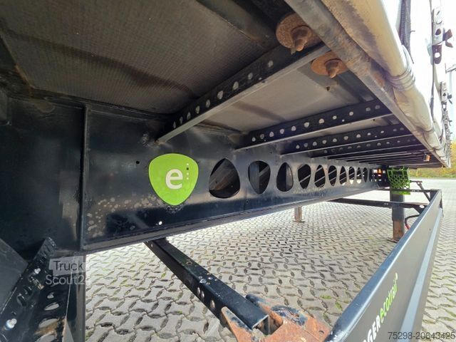 Отворено полуремарке с брезент BERGER SAPL 24 / Coilmulde / 5.450 kg