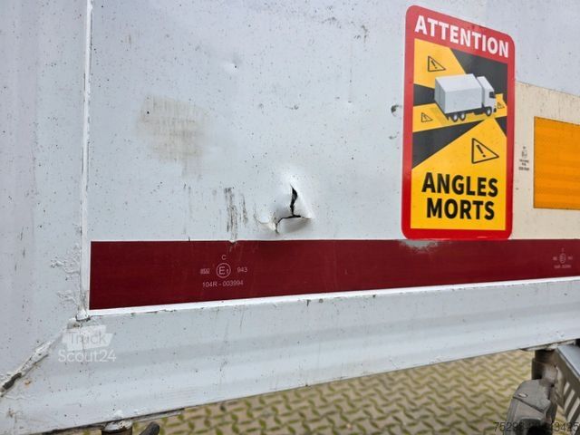 Отворено полуремарке с брезент BERGER SAPL 24 / Coilmulde / 5.450 kg