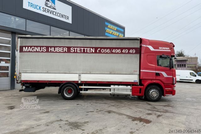 Valníkový nákladní automobil s plachtou SCANIA 164 580 V8 4x2