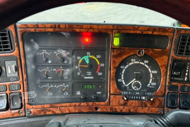 Valníkový nákladní automobil s plachtou SCANIA 164 580 V8 4x2