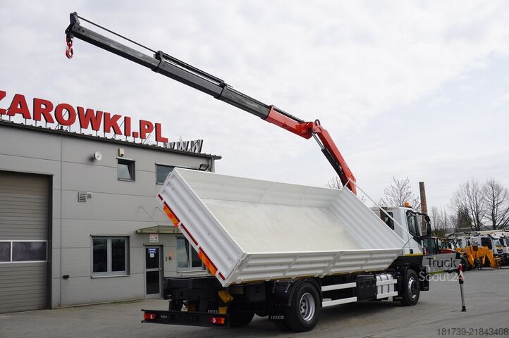 Dviejų pusių savivartis Iveco Stralis 19.310 / 2-side tipper / Fassi
