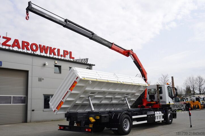 Dviejų pusių savivartis Iveco Stralis 19.310 / 2-side tipper / Fassi