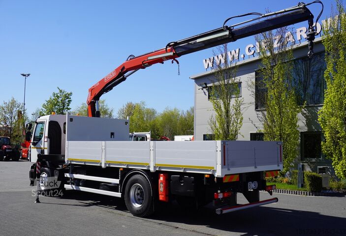 Платформа с кран Renault C280 DTI 8/ FASSI crane F135a.22 /15EPAL
