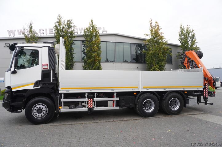 Platforma z žerjavom Renault C380 Comfort 6x4 / Atlas 172.3E crane