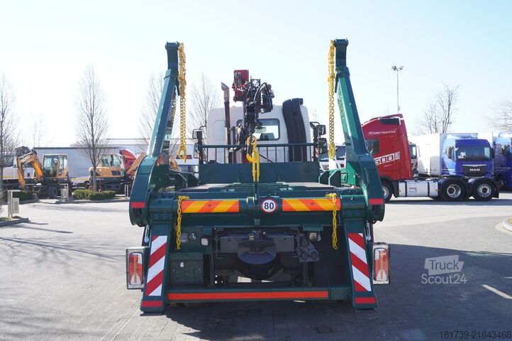 Πλοία μεταφοράς εμπορευματοκιβωτίων DAF LF 18.310 E6 / Skip loader Fornal
