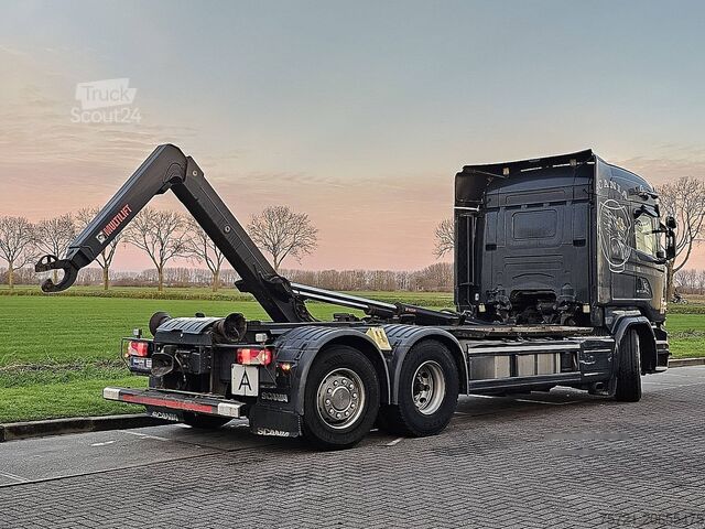 Containertransport (haakarmsysteem) SCANIA R520 6x2*4
