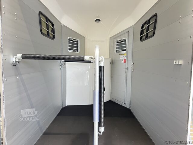 Atrelado de transporte de cavalos Böckmann Portax Esprit silv+bl TKL SK Pferdeanhänger