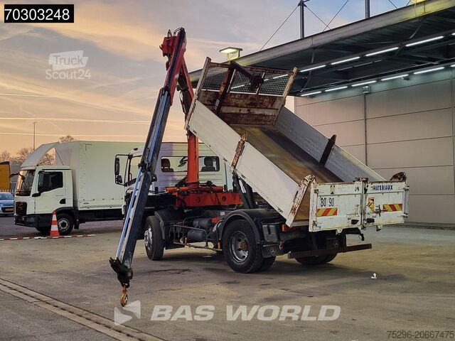 Savivartis su kranu Mercedes Atego 1624 4X2 Palfinger PK10000 Kran Crane Man...