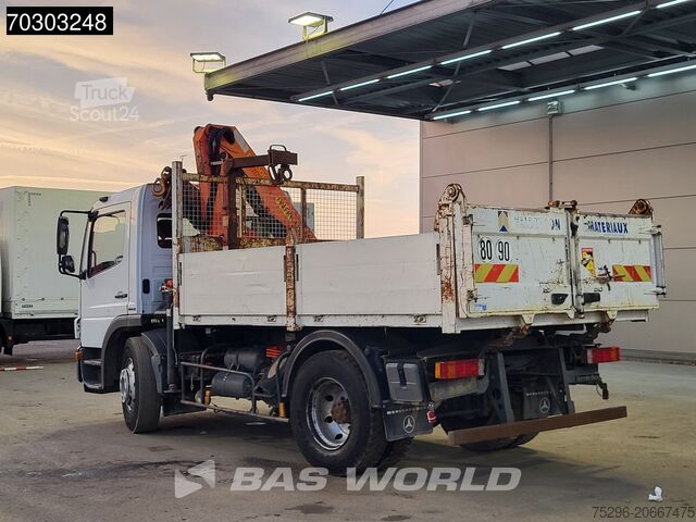 Savivartis su kranu Mercedes Atego 1624 4X2 Palfinger PK10000 Kran Crane Man...