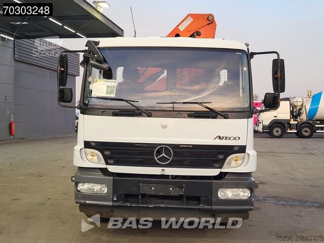 Savivartis su kranu Mercedes Atego 1624 4X2 Palfinger PK10000 Kran Crane Man...