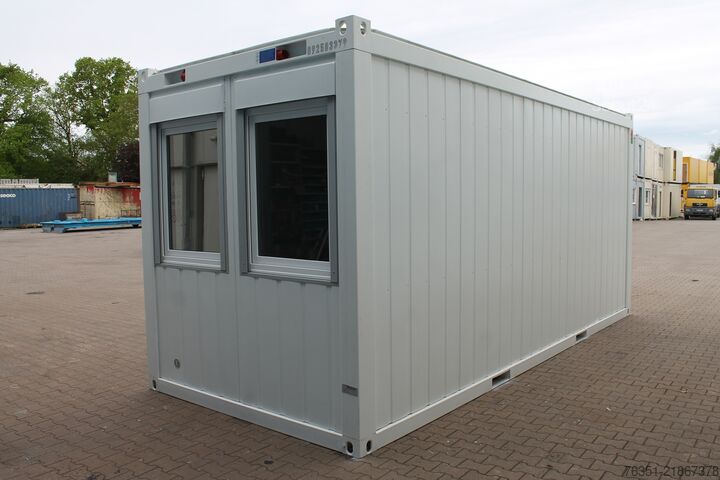 Contentor residencial Containex 20 ft. Bürocontainer neuwertig