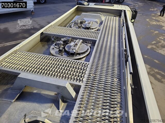 Sunkvežimis cisterna DAF CF75.310 4X2 13500 Lohr tanker 2 compartments A...