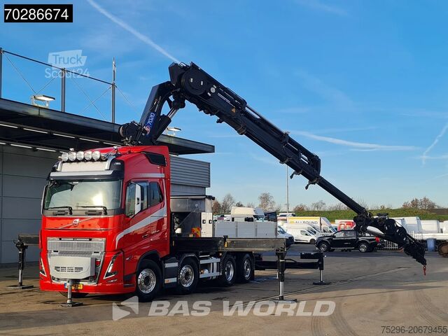 Open body Volvo FH16 650 FH16 8X2 NL-Truck HMF 7020K-RCS Crane ...