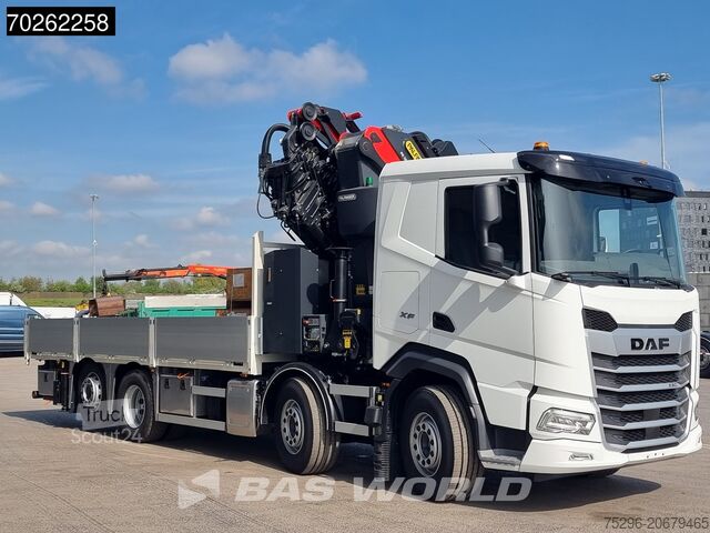 Krovimo platforma DAF XF 530 8X2 NEW Palfinger PK580 TEC Kran Crane F...