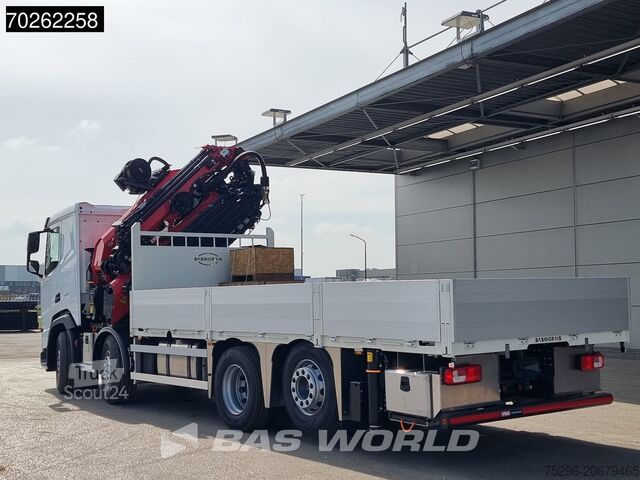 Krovimo platforma DAF XF 530 8X2 NEW Palfinger PK580 TEC Kran Crane F...
