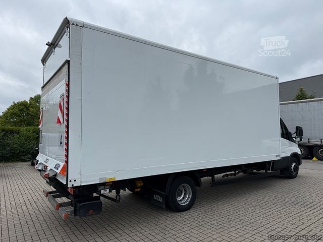 Furgons ar kasti IVECO Daily 72-180 Koffer+LBW/Klima/3-Sitze/EURO6E