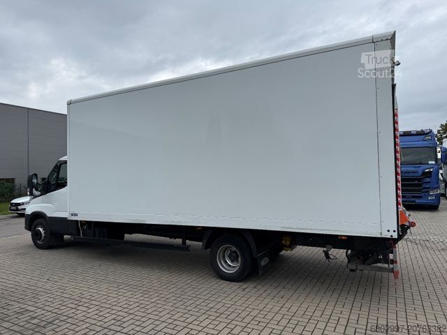 Furgons ar kasti IVECO Daily 72-180 Koffer+LBW/Klima/3-Sitze/EURO6E