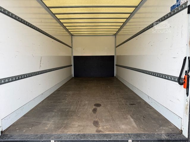 Furgons ar kasti IVECO Daily 72-180 Koffer+LBW/Klima/3-Sitze/EURO6E