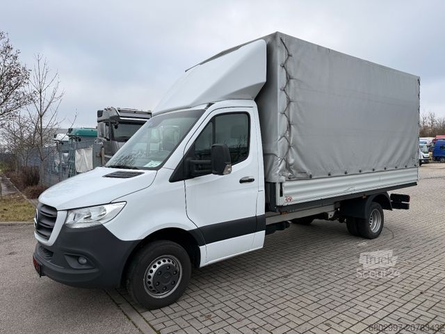 Pritschenwagen MERCEDES-BENZ Sprinter 515 CDI Pritsche+Plane/Klima/3500 Kg